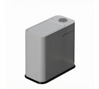 Colcolo Cestino Bagno Cestino Spazzatura Pattumiera Bidone con Coperchio a Pressione Compatto per Spazi Stretti Capacità Oltre 12 L Metallo Adatto per Bagno Cucina Soggiorno Studio, Grigio Elegante