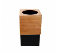 Colcolo Cestino Dei Rifiuti in Legno da 10 L Moderno Cestino Dei Rifiuti a Forma Verticale con Apertura Superiore Pattumiera per Spazi di Ospitalità, Stile B