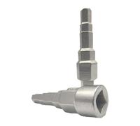 Colcolo Chiave a Gradini in Metallo, Chiave per La Sostituzione Del Radiatore, Strumento di Riparazione Della Guarnizione Della Valvola Della Testata Del Cili, Foro quadrato interno