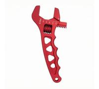 Colcolo Chiave Inglese Universale con di Riferimento Vicino Testa E Manico Curvo per Adatta per Riparazioni di Frizione Freni E Altri Componenti Auto, Rosso