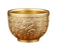 Colcolo Ciotola ornamentale in rame con tesoro e fortuna, decorazione Feng Shui per scrivania e ufficio, Style C