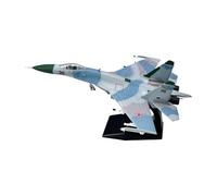 Colcolo Collezione di Modelli di Aerei da Caccia SU27 in 1/100 con Base in Lega, Modello di Aereo simulato per la Decorazione del Soggiorno