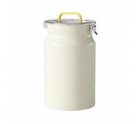 Colcolo Contenitore in Acciaio Inox con Coperchio Trasparente Facile da Pulire Contenitore in Acciaio Inox con Coperchio Robusto Serbatoio Ermetico per, 10KG