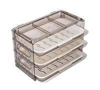 Colcolo Contenitori per Alimenti multifunzionali Vassoio da Portata Organizzatore da Cucina e contenitori per Frigorifero Organizzatore per Frigorifero per, Grigio