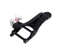 Colcolo Cordiera Vibrato, Ponte Tremolo, Componenti in Acciaio Inox per Un Facile Montaggio, Barra per Esibizioni Dal, Nero