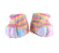 Colcolo Cosplay Animal Fursuit Feet Cute Zampa Scarpe per Travestimenti di Halloween Performance, Style C