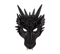 Colcolo Costume da Drago Fantasy, Style to 8, Nero | Costume da Drago con Maschera, Comodo, per Carnevale, Halloween