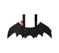 Colcolo Costume da Gatto con di Pipistrello e Campana di Zucca, Unico nel Suo Genere, Regolabile, per Halloween, spettacoli teatrali e FESTIVITÀ, Nero