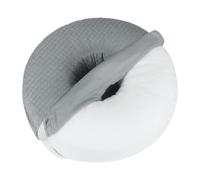 Colcolo Cuscino per Dormire sul Lato con Forte Supporto Cuscino Foro Orecchio Proteggi Piercing Materiale Durevole Morbido Adatto a Sonno Casa, Grigio