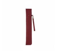 Colcolo Custodia Bacchette Batteria Borsa Astuccio Zainetto Portabacchette Pelle PU Resistente con Fodera Antipolvere Strap per Fissaggio al Set E Facile Trasporto Adatta Studio Concerti, Borgogna