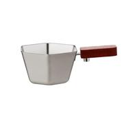 Colcolo da Estrazione in Acciaio Inox | Ergonomico, con Bocca a V, Durevole, per Caffetteria, caffettieri, Argento