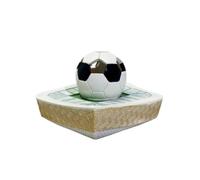 Colcolo Decorazione a Tema Calcio Chiaro | Stabile, Soprammobile, Riconoscibile, Statuetta Decorativa, per Scrivania, Calcio Quadrato
