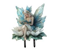 Colcolo Decorazione con palo per Giardino delle Fate, Accessori per Giardino delle Fate, Cartello Decorativo per Esterni, 25.5x25.8 M