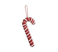 Colcolo Decorazione Natalizia a Forma di Bastoncino di Zucchero, Ciondolo Leggero con Maniglia per Appenderlo, Ideale per Feste di Compleanno, con perle