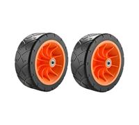 Colcolo di Ricambio per Carrello Pieghevole, Pneumatici da Spiaggia, Pneumatici Antiscivolo per rimorchio da Giardino, carriola, Resistenti per, 8in Road Orange0.8cm