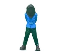 Colcolo Diorama 1:64 Figure di Persone da Collezione Mini Statuette realistiche Modello per centrotavola Micro Paesaggio Fai da Te Giocattoli Artigianali, Style J