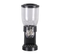 Colcolo Dispenser da Piano in Acrilico Trasparente Grande Capacità Dispenser con Base e Raccoglitrice Ermeticamente Sigillato per, Nero, 2L