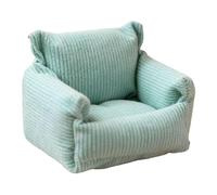Colcolo Divano per Casa delle Bambole in 1:12, Accessori per Appassionati del Fai da Te, Poltrona Versatile per L'arredamento della Stanza, Verde