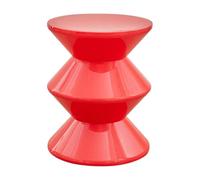Colcolo Divano Sgabello a Forma di tavolino Versatile Sgabello Decorativo Moderno fasciatoio Piccolo Comodino per Porta di casa, Rosso, 3 Livelli