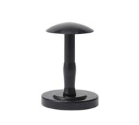 Colcolo Espositore Cappelli Supporto Cappello Porta Cappello Sostegno Cappelli Plastica Cupola da 12.5cm Che Protegge La Calotta E Base da 15.5cm , Nero , Medio