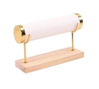 Colcolo Espositore per Gioielli e Braccialetti, scaffale portaoggetti, Supporto Multifunzionale per Elastici per Capelli e Orologi per l'organizzazione, Bianco