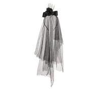 Colcolo Fascia per Capelli con Nero per Acconciatura Chic Adatto per Festa Halloween Gotico E Performance Artistica