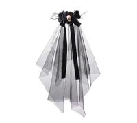 Colcolo Fascia per Capelli con Nero per Acconciatura Chic Adatto per Festa Halloween Gotico E Performance Artistica