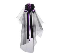 Colcolo Fascia per Capelli con Nero per Acconciatura Chic Adatto per Festa Halloween Gotico E Performance Artistica