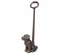 Colcolo Fermaporta Cane in Ghisa Fermaporte Cuneo Fermaporte Decorativo Fermacancello con Maniglia Alta Posizionamento Rapido Senza Fori Adatto per Soggiorno Camera da Letto Ingresso, style to 1