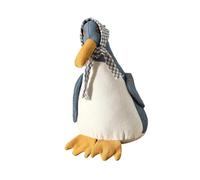 Colcolo Fermaporta decorativo in tessuto a forma di animale per interni domestici, fermaporta a forma di anatra, Blu Scuro