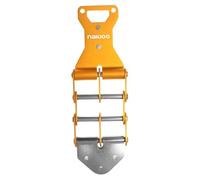 Colcolo Fibbia universale per cintura portautensili in metallo, clip per catena in lega di alluminio, gancio per cintura da elettricista, Giallo