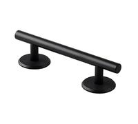 Colcolo Fingerboard Round Rail Training Accessory Fingertips Movement Parks Prop Premium Solid Steel Construction Obstacle Round Bar, Nero 15 Cm