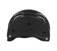 Colcolo Foot Percussion Device Tamburello a Piede Strumento Percussione Accessorio Ritmico con Fissaggio Regolabile Struttura Solida in Doppia Fila di Sonagli