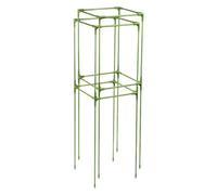 Colcolo Gabbia di Supporto per Piante a Torre Quadrata per pomodori, 2 Pezzi, per Verdure e Frutta, picchetti in Fibra di Vetro Multiuso, 27 Cm X 27 Cm X 82
