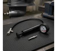 Colcolo Gearbox Leak Apparecchio Verifica Tenuta Gearcase Completo Accessori Metallo Plastica E Gomma con Monitoraggio Pressione Adatto per Manutentore, Tester Di Perdite Del Cambio Yamaha