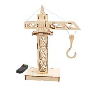 Colcolo Giocattoli educativi Fai da Te, Modelli tecnologici, Piccole Gru a Torre, Giocattoli Meccanici in Legno per Bambini, Bambine e Ragazzi