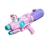 Colcolo Giocattolo Acquatico Rosa con Doppio ugello, Leggero, Facile da Usare, per Bambini e Adulti, Multiuso, Portatile, per Il Giardino.
