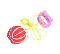 Colcolo Gioco con Navetta, Palla Scorrevole con Corde robuste, Design con Fori, abilità comunicative, Giocattolo da Esterno, Giocattolo per la Ricreazione dei, Rosso