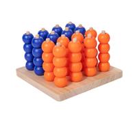 Colcolo Gioco da tavolo in legno, rompicapo 3D, fatto a mano, gioco in fila, giocattolo di allenamento logico per famiglie e adulti.