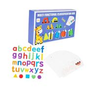 Colcolo Gioco di Parole dell'alfabeto Corrispondente, Puzzle dell'alfabeto, Regalo, Giocattolo educativo precoce per Bambini in età prescolare,