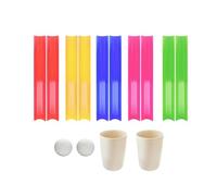 Colcolo Gioco Pipeline Challenge, Sport all'Aria Aperta per Bambini, Palline da Golf Portatili con Custodia per La Leadership nelle Giornate Sportive, M 5,5 cm di Larghezza