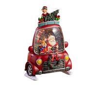 Colcolo Globo di Neve Natalizio con Carillon E Luce, Decorazione Natalizia per Figlia, Figlio, Mamma, Papà, Nipote, Auto di Natale