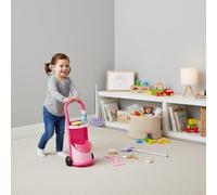 Colcolo Housekeeping Playset Set Pulizie con Carrello Giocattolo Broom Mop Dustpan Spazzola Plastica Educativo con Strumenti Leggeri E Bordo Sicuro Adatto per