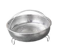 Colcolo in Acciaio Inox, Vassoio di Supporto Versatile, Rete per Inserti Vegetali per Polpette, Pollo, 19.2 Cm