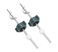 Colcolo Kit di collegamento e clip a molla per asta di sollevamento per lavabo da 2 pezzi, gruppo di scarico a sfera/perno per lavandino per bagno, Senza Nastro Grezzo