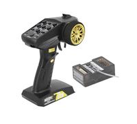 Colcolo Kit di Controllo remoto per Auto da Arrampicata RC, per Veicoli RC su Terreni accidentati, Supporto per Controllo a 6 canali con Ricevitore per MN99S, d'oro