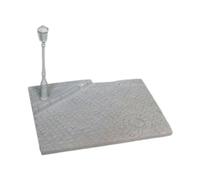 Colcolo Lampada in Resina in 1/35, Modello Decorativo, Accessori per Esterni, Kit di Montaggio per Lampioni Stradali, Lampione Stradale in Miniatura per