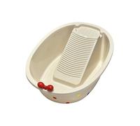 Colcolo Lavandino con Spugnetta Abrasiva, Multiuso, Leggero E Portatile, Ideale per Lavare a Mano Le Magliette.