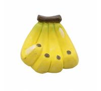 Colcolo Mangiatoia per Uccelli Banana da Parete da Esterno con Apertura Frontale in Resina Resistente Riempimento Semplice E