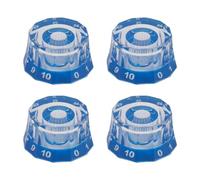 Colcolo Manopola di bassi di chitarra 4x per la regolazione del volume Manopola potentiometrica Electric Top HAT HAT HOTCHS Accessori di modifica, Blu